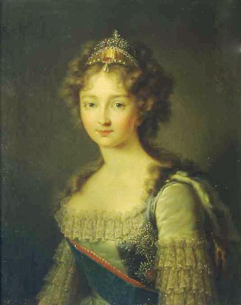 Gerhard von Kugelgen Portrait of Empress Elizabeth Alexeievna